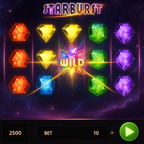Gamdom - Starburst Slot Game by NetEnt