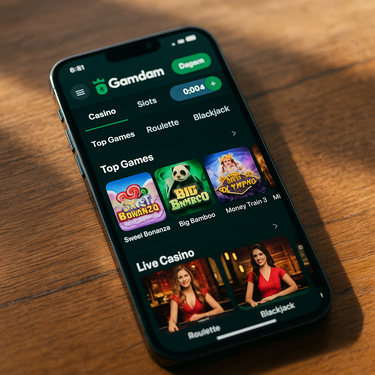 Gamdom - Version Mobile - Responsive Design